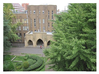 東京大学弥生キャンパス一号館屋上からの風景