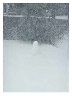 2012/2/29の雪だるま