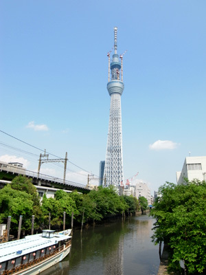 東京スカイツリー・源森橋からの眺め