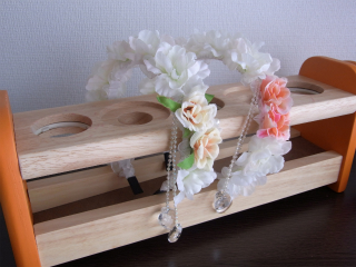 Akichiyoの はりしごと 花冠風カチューシャの作り方