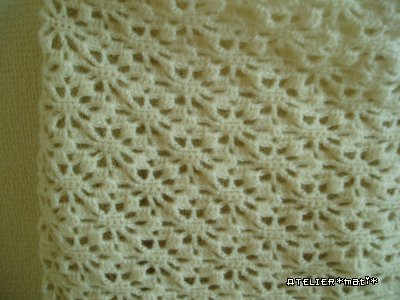 かぎ針 透かし 編み ストール 編み 図
