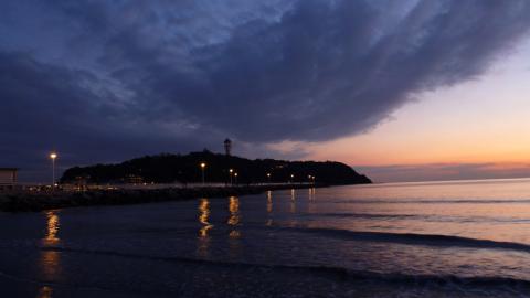 夕方の江ノ島