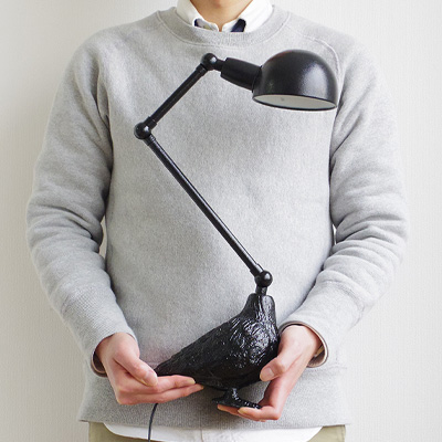 黒鉄の鳥（※デスクライト）「GOODY GRAMS｜BIRD LAMP」