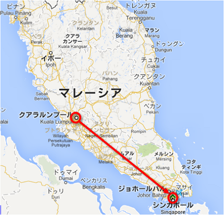 移動_KL→シンガポール