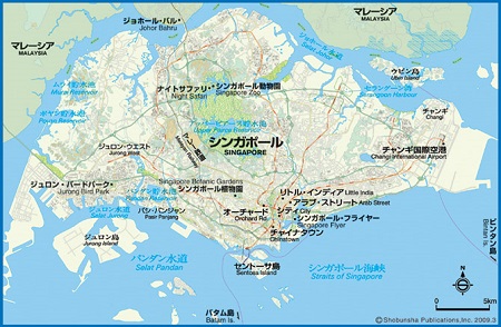 シンガポール全体MAP