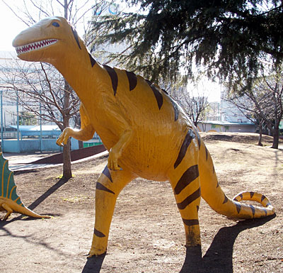 品川区子供の森公園_ティラノサウルス