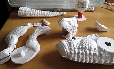 FAVORITE PAPER Craft DINOSAUR　カルノタウルス