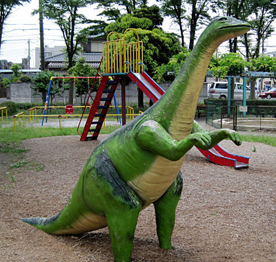 堀之内北公園（恐竜公園）アパトサウルス