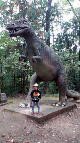 埼玉県こども動物自然公園の恐竜