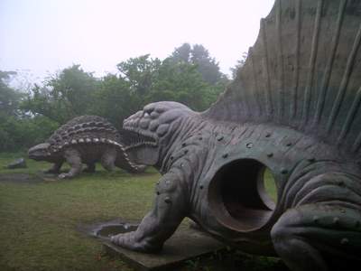 小室山公園の恐竜