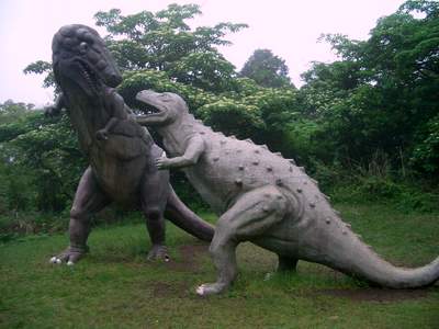 小室山公園の恐竜