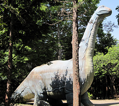 柏市　手賀の丘公園　ケティオサウルス