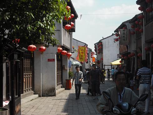 100922上海蘇洲山塘老街の中の街並み