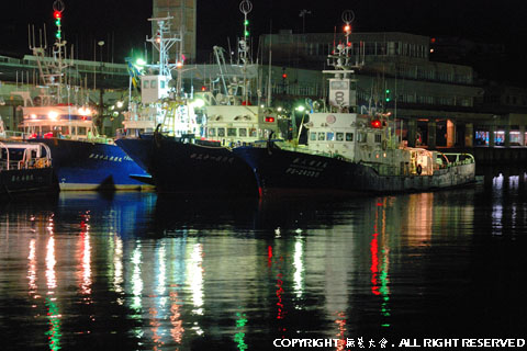 Night Vieu of ONAHAMA Port