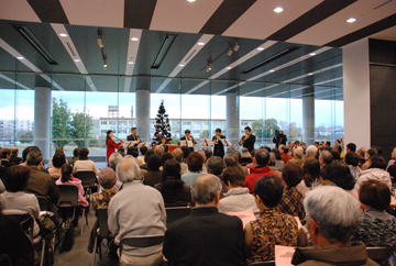 図書情報館クリスマスコンサート2011、様子