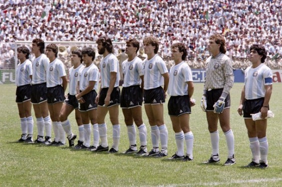 アルゼンチン代表集合写真vs西ドイツ代表ワールドカップ1986決勝
