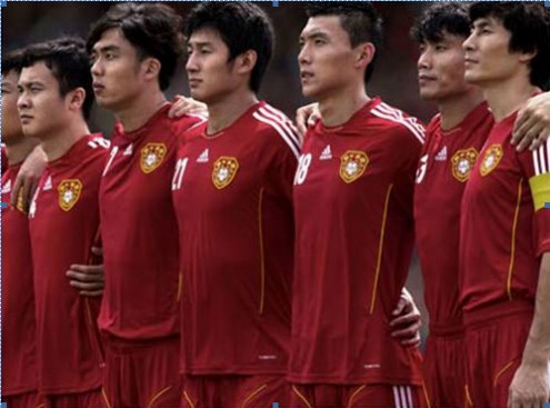 中国代表2012ホームユニフォーム