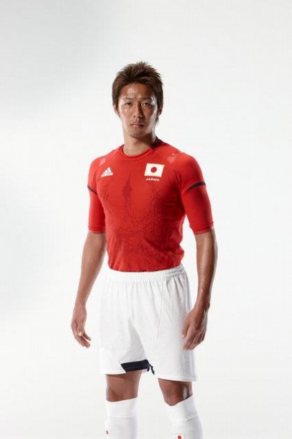 日本代表2012ロンドン五輪アウェイユニフォーム清武