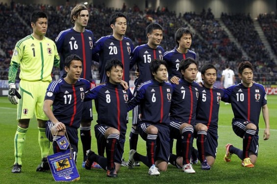 日本代表集合写真vsウズベキスタン代表WC2014予選