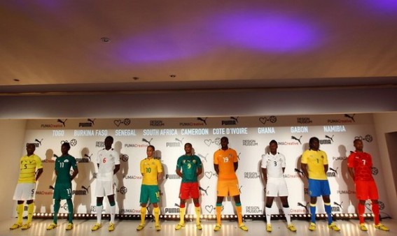 プーマ2012ユニフォームアフリカ各国代表
