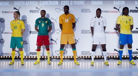 カメルーン代表 コートジボワール代表 ガーナ代表ほかプーマ12アフリカ各国代表ユニフォーム登場