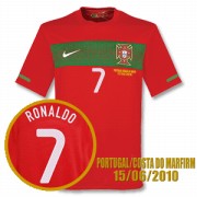 ポルトガル代表2010ホームユニフォーム7ロナウドWC