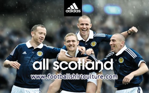 スコットランド代表2011ホームユニフォーム