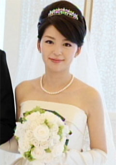 中野美奈子 結婚式 花嫁姿 画像