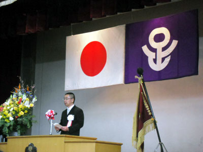 東綾瀬中学校　入学式　2011
