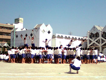 東綾瀬中学校　運動会　1　2010