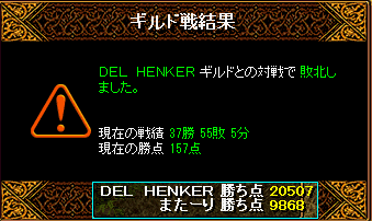 4/30　DEL HENKER