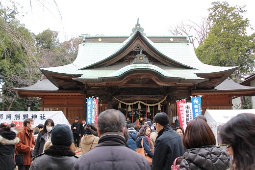 師岡熊野神社初詣