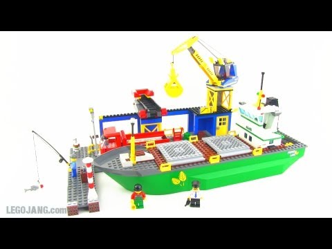 LEAKs レゴ シティ コンテナ船とハーバー 4645 動画レビュー by LEGOJANG