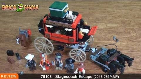 レゴ ローン・レンジャー Stagecoach Escape 79108 動画レビュー by