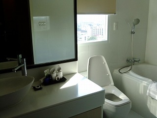 バンコクでのアパートメント　「バスルーム」