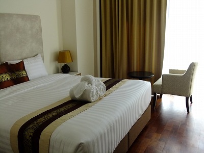 バンコクでのアパートメント　「ベッドルーム」