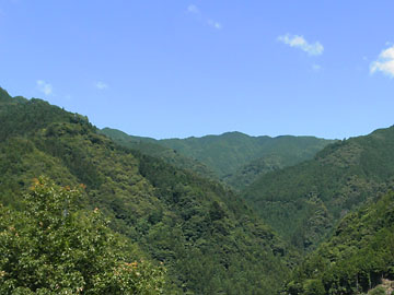 旧富山村の山々