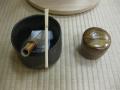二代瓢阿作の茶碗と時代棗
