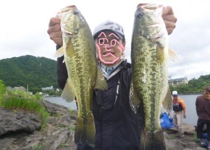 20130616マーキュリーOPキャンベルさんレディース賞fish へのへのもへじ.JPG