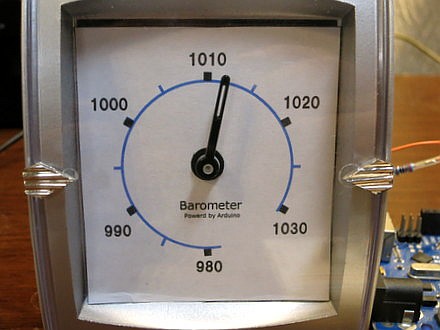 気圧計の文字盤