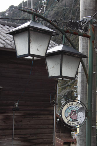 本川根の街路灯