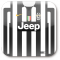 セリエA_ユヴェントス_2014-2015最新ユニフォーム_イラストアイコン　Juventus kit new model 2014-15