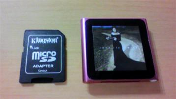 第6世代　iPod nano　購入レビュー　大きさ比較①