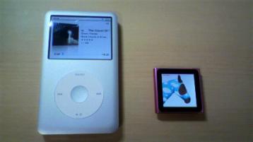 第6世代　iPod nano　購入レビュー　大きさ比較②