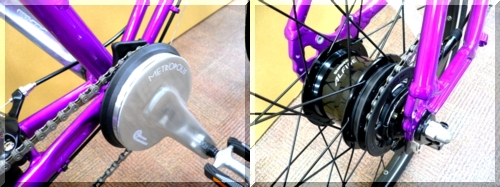 BE-ALL/BRS-700SV/アルミニウムクロモリ/SHIMAMOALFINEシマノアルフィーネ/FSA/11_22SPEED/小径車軽量/c